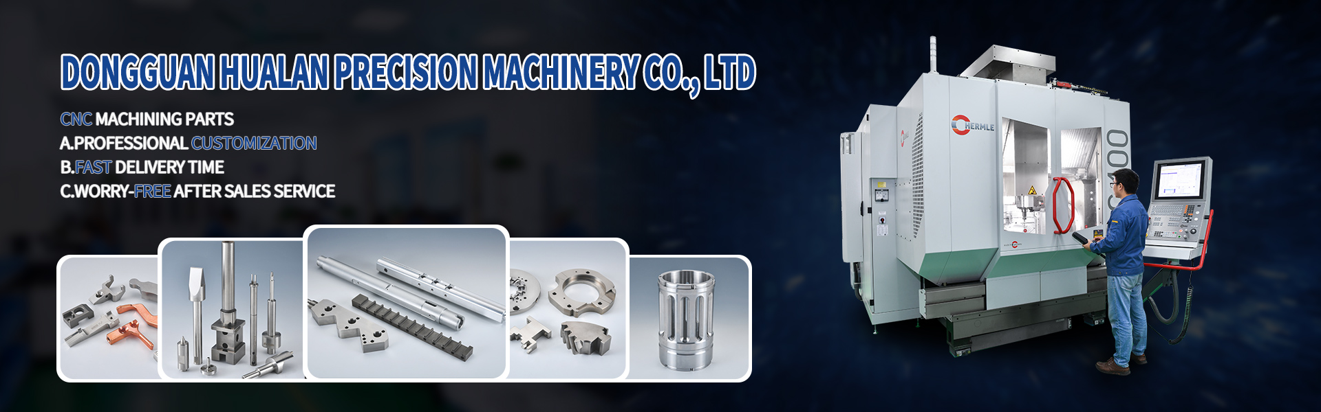 Części obróbki CNC, turing i frezowanie, cięcie linii,Dongguan Hualan Precision Machinery Co., LTD